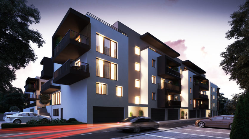 Prístup k budovám RajPark Residence