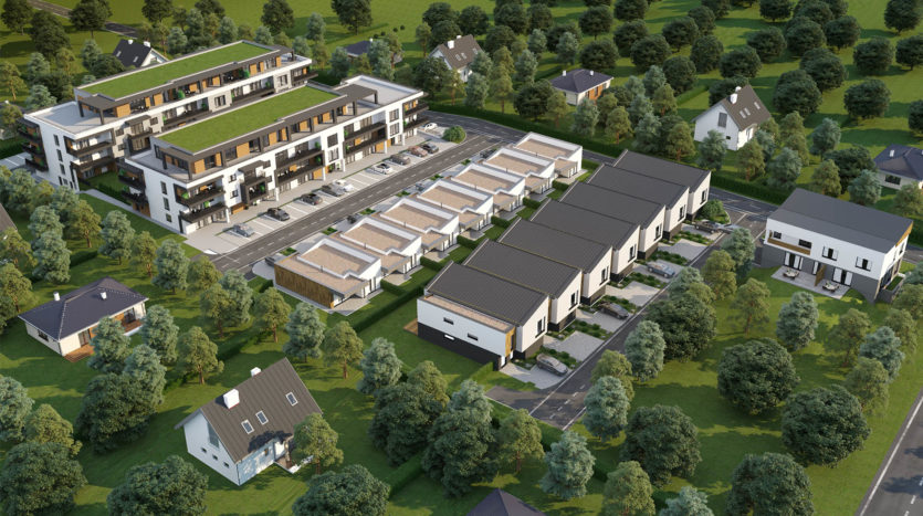 Vstupná časť rezidenčného projektu