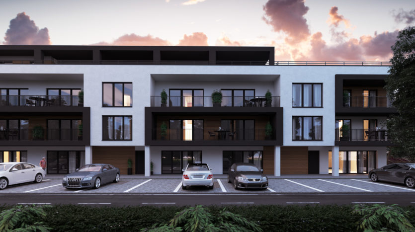 Nadhľad na budovy RajPark Residence