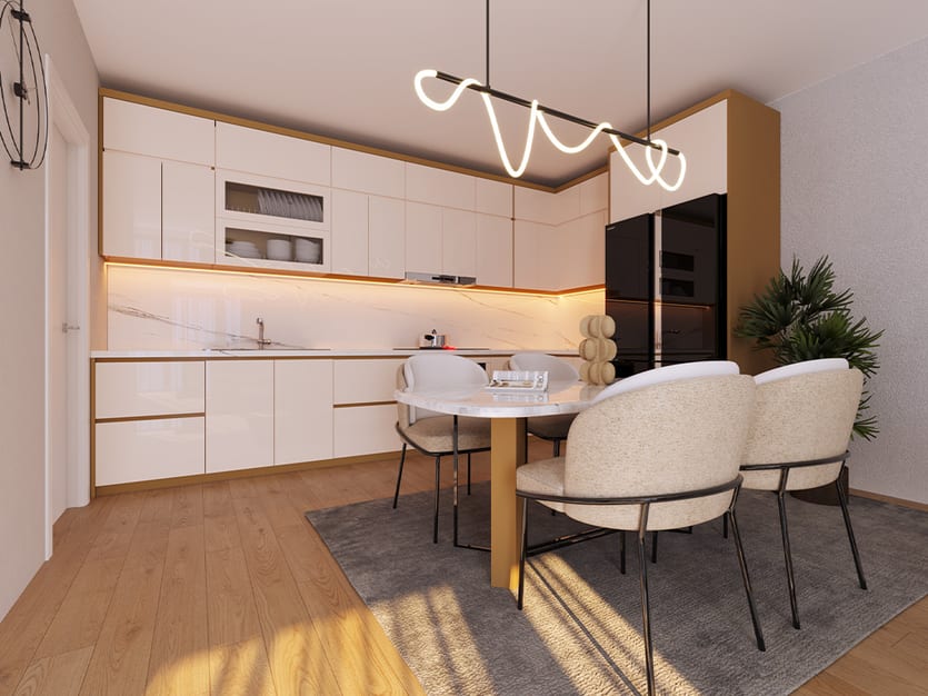 Obývacia izba apartmánu