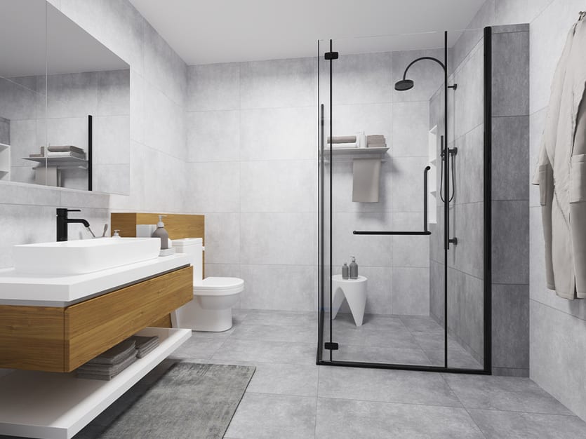 Spálňa moderného apartmánu