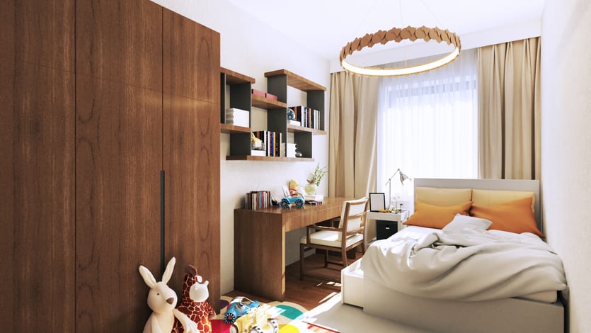 Obývacia izba bytu 0207